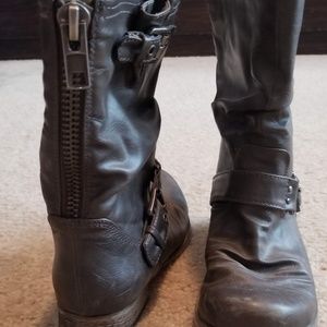 Dark Brown Military style boot